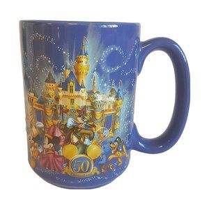 RARE 3D Disneyland 50th Anniversary "Happiest Homecoming On Earth" Ceramic Mug